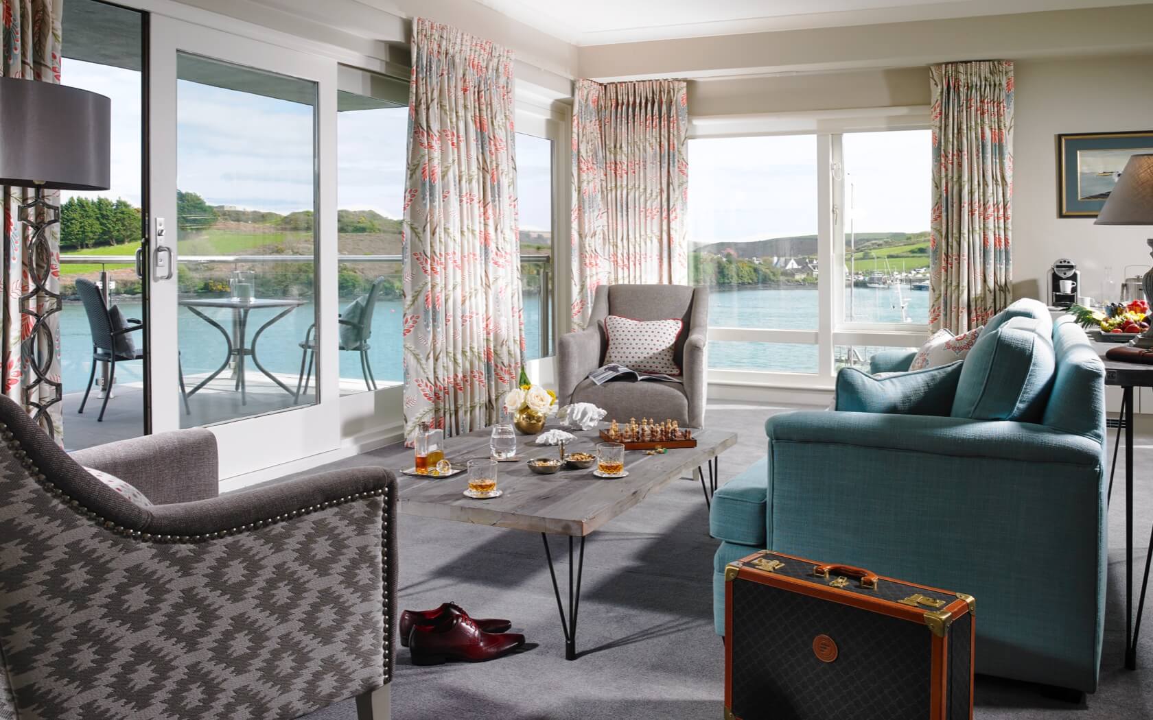 Luxury Master Suite With Private Balcony Trident Hotel Kinsale