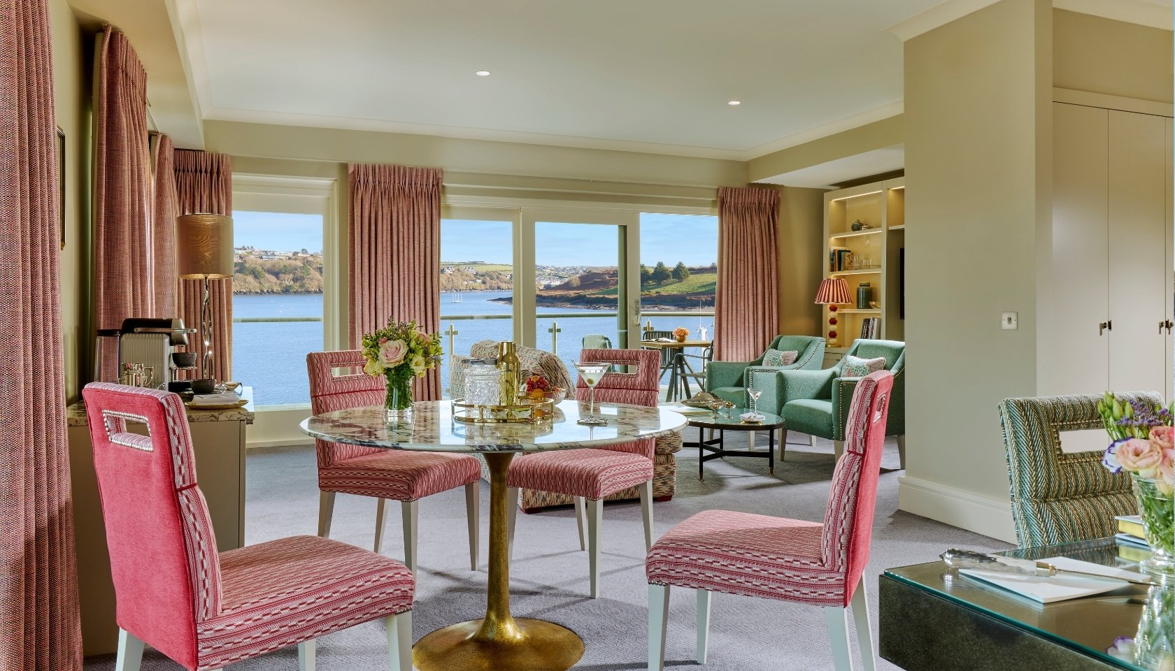 Kinsale Harbour Suite Lounge with Private Balcony